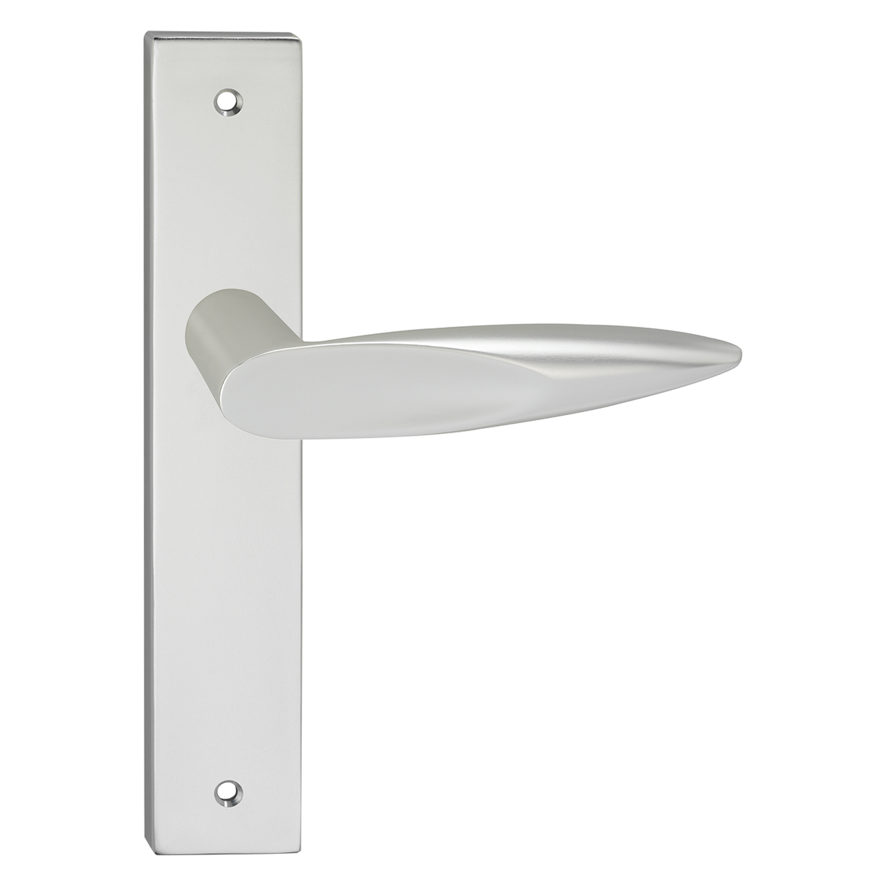 Impresso Deurkruk Met Schild Binnendeur Sutton Vierkant Aluminium - 2 Stuks