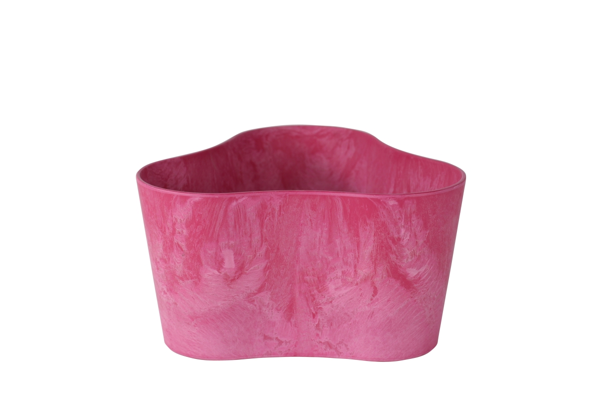 Afbeelding Artstone Bloempot Triangle Claire Pink ø 20cm H11 door Haxo.nl