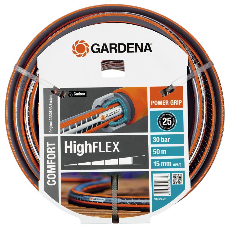 Afbeelding Gardena Tuinslang Comfort Highflex Ø 15 mm 50 Meter door Haxo.nl