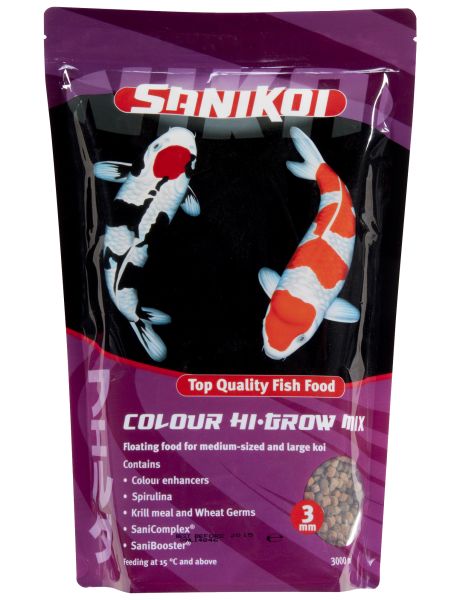 Afbeelding Sanikoi Colour Hi-Grow Mix 3 mm 3 liter door Haxo.nl
