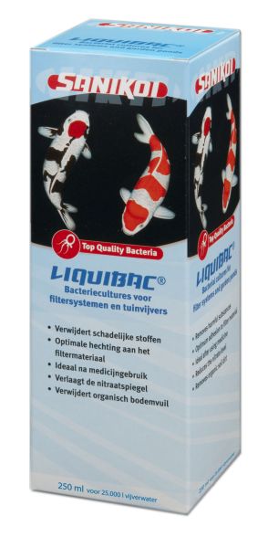 Afbeelding Sanikoi LiquiBac 250 ml Voor 25.000 Liter Water door Haxo.nl