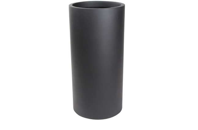 Afbeelding Ter Steege Charm bloempot Cylinder 37 x 90 cm zwart door Haxo.nl