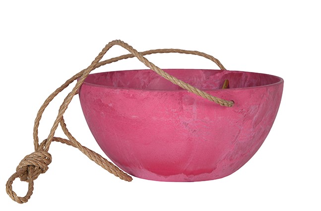 Artstone Hangpot Fiona Pink ø 25cm H12