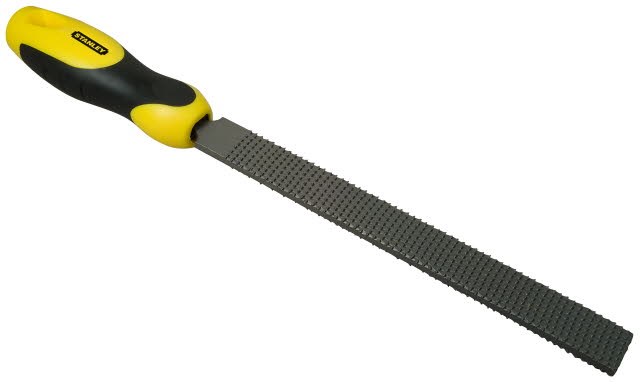 Afbeelding Stanley platte rasp bastaard 200 mm door Haxo.nl