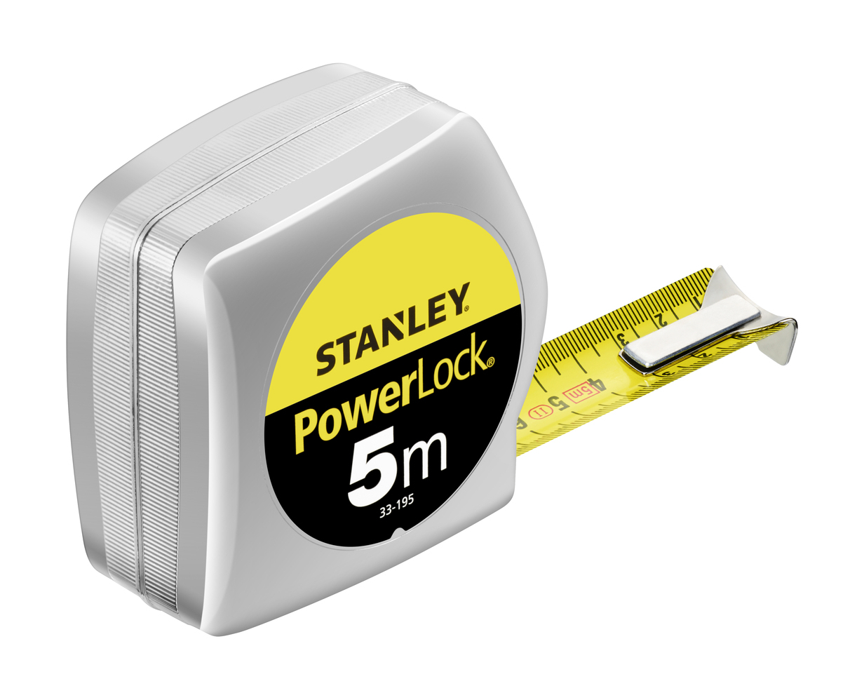 Stanley Rolbandmaat Powerlock Breed 5 Meter