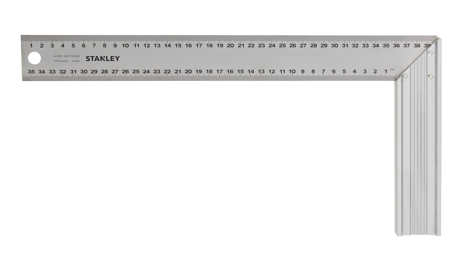 Stanley Winkelhaak met maatverdeling - 400 x 200 mm