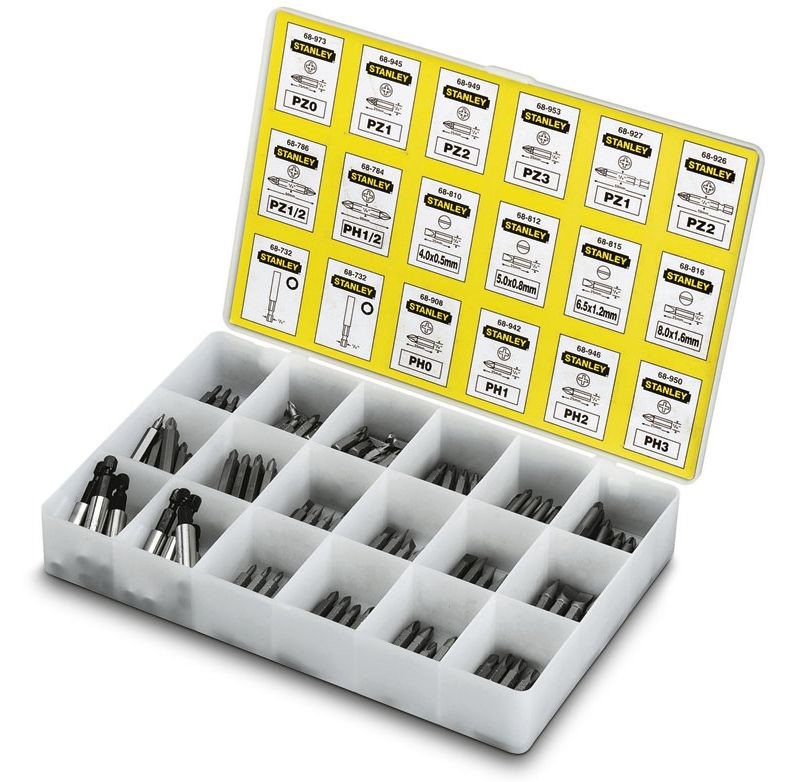 Stanley Assortiment Bits 200 Delig