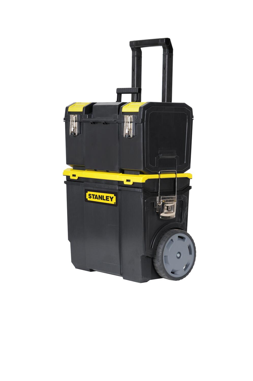 Afbeelding Stanley mobiele gereedschapswagen kunststof zwart 1-70-326 door Haxo.nl