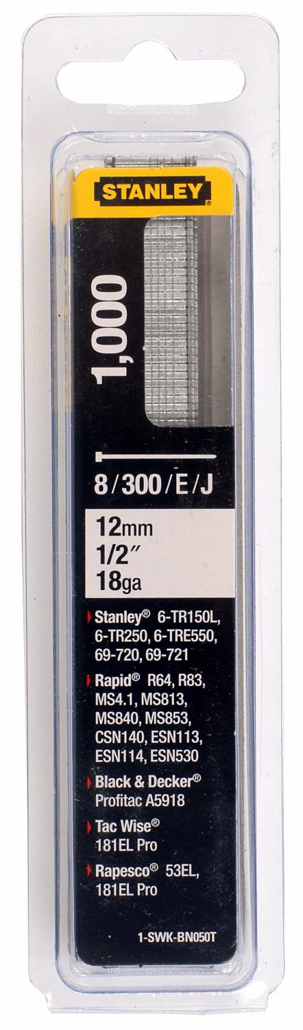 Stanley Nagels Type J 12mm 1000 stuks