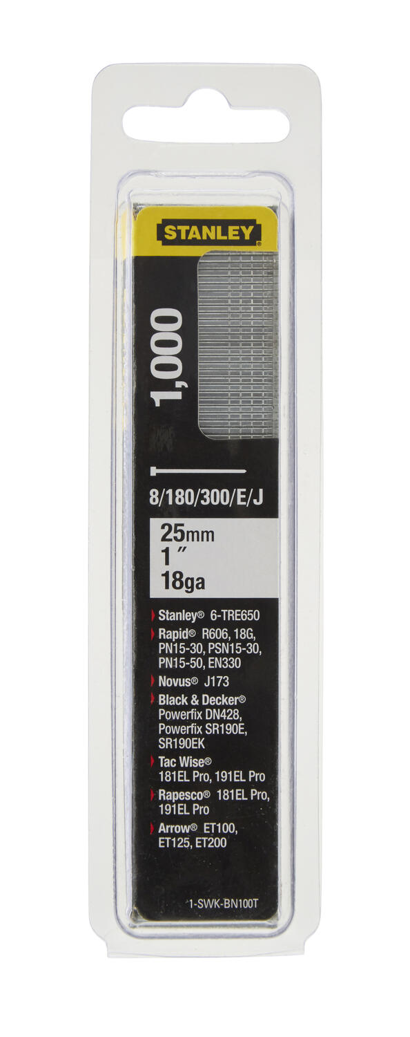 Stanley Nagels Type J 25mm 1000 stuks