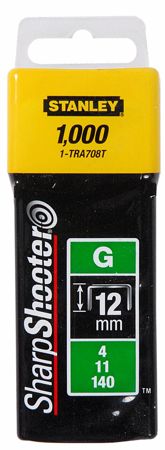 Stanley Nieten Type G 12mm 1000 stuks
