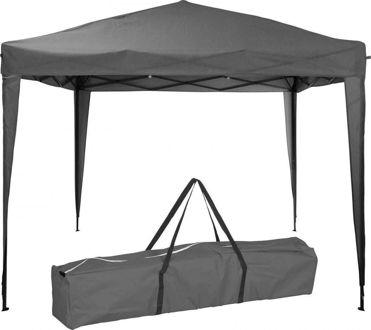 Afbeelding ProGarden Partytent Easy-Up 300x300x245 cm grijs door Haxo.nl