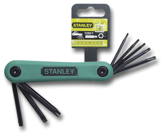 Afbeelding Stanley Stiftsleutelset Torx 9-40 mm 8-Delig door Haxo.nl