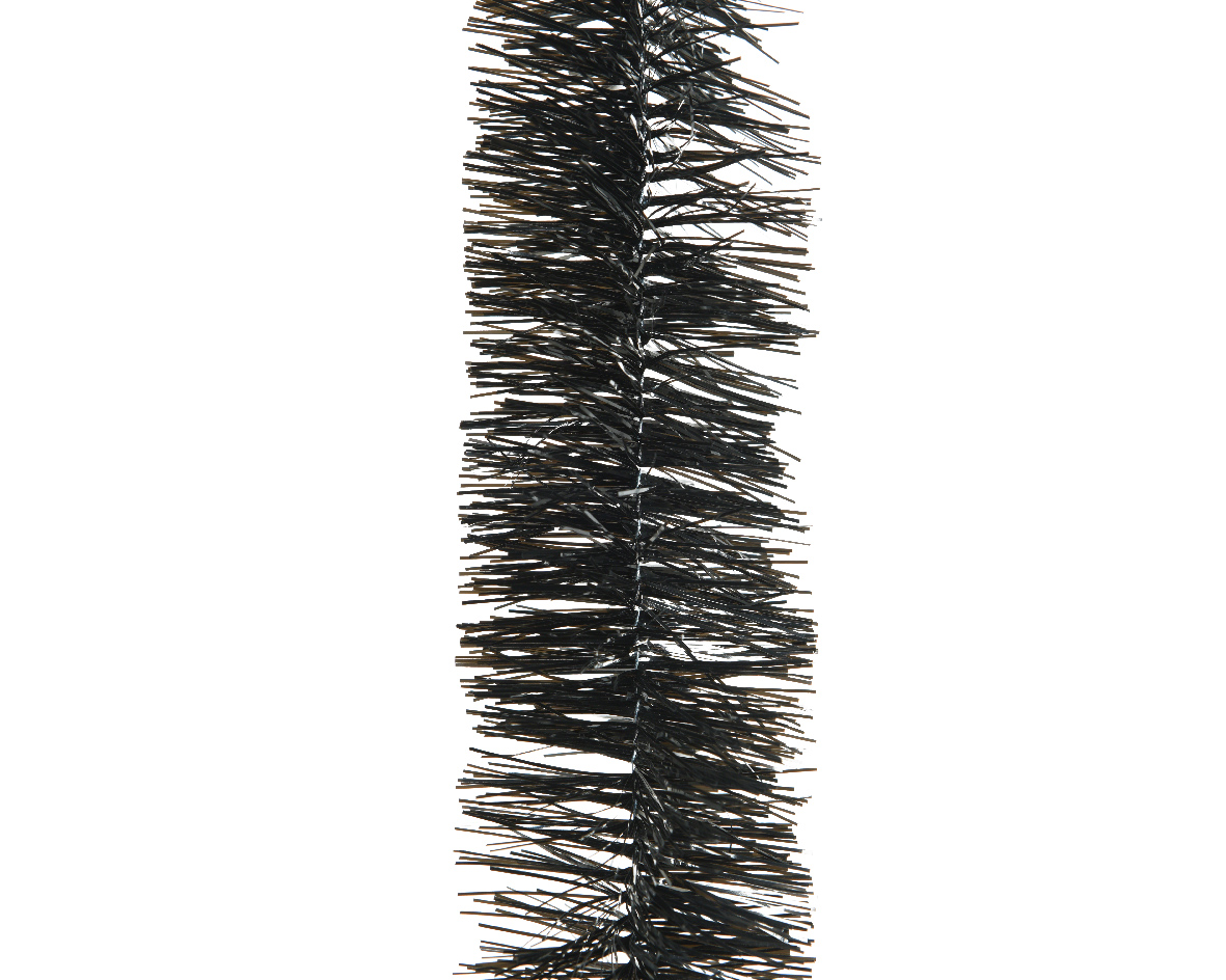 Decoris Kerstslinger Zwart PVC 270 cm