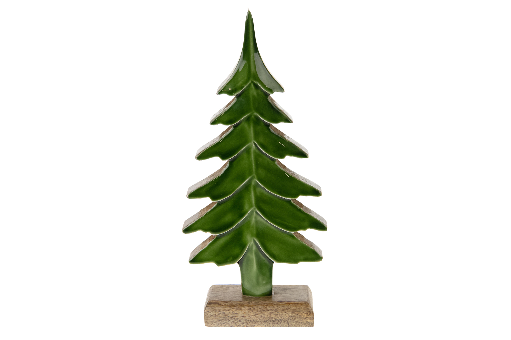 Afbeelding Houten Kerstboom 30 cm Hoog door Haxo.nl