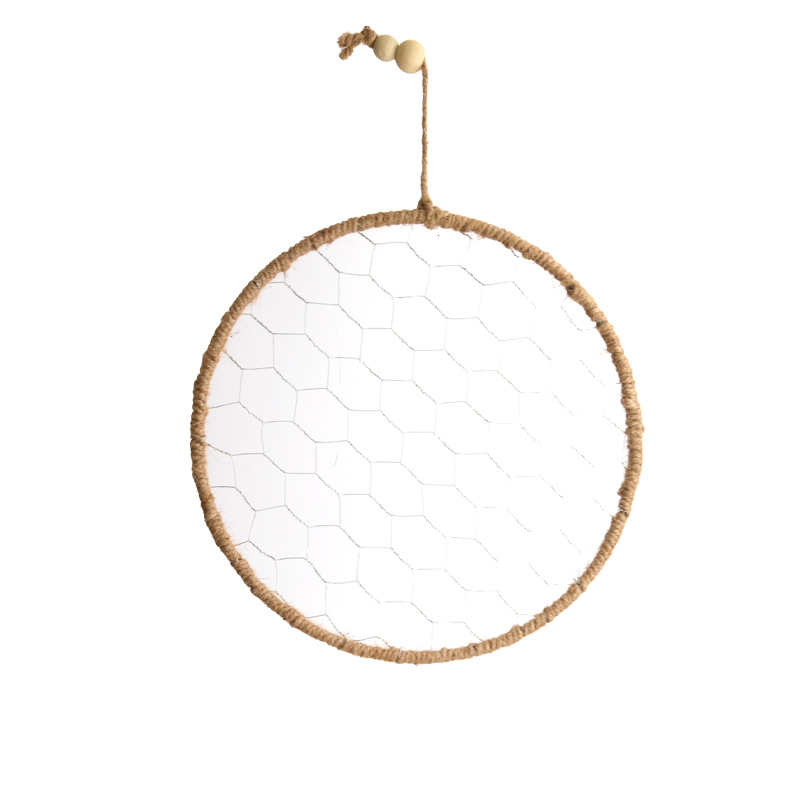 Dijk Natural Collections Hangend Touw Frame Kippengaas Rond 28cm