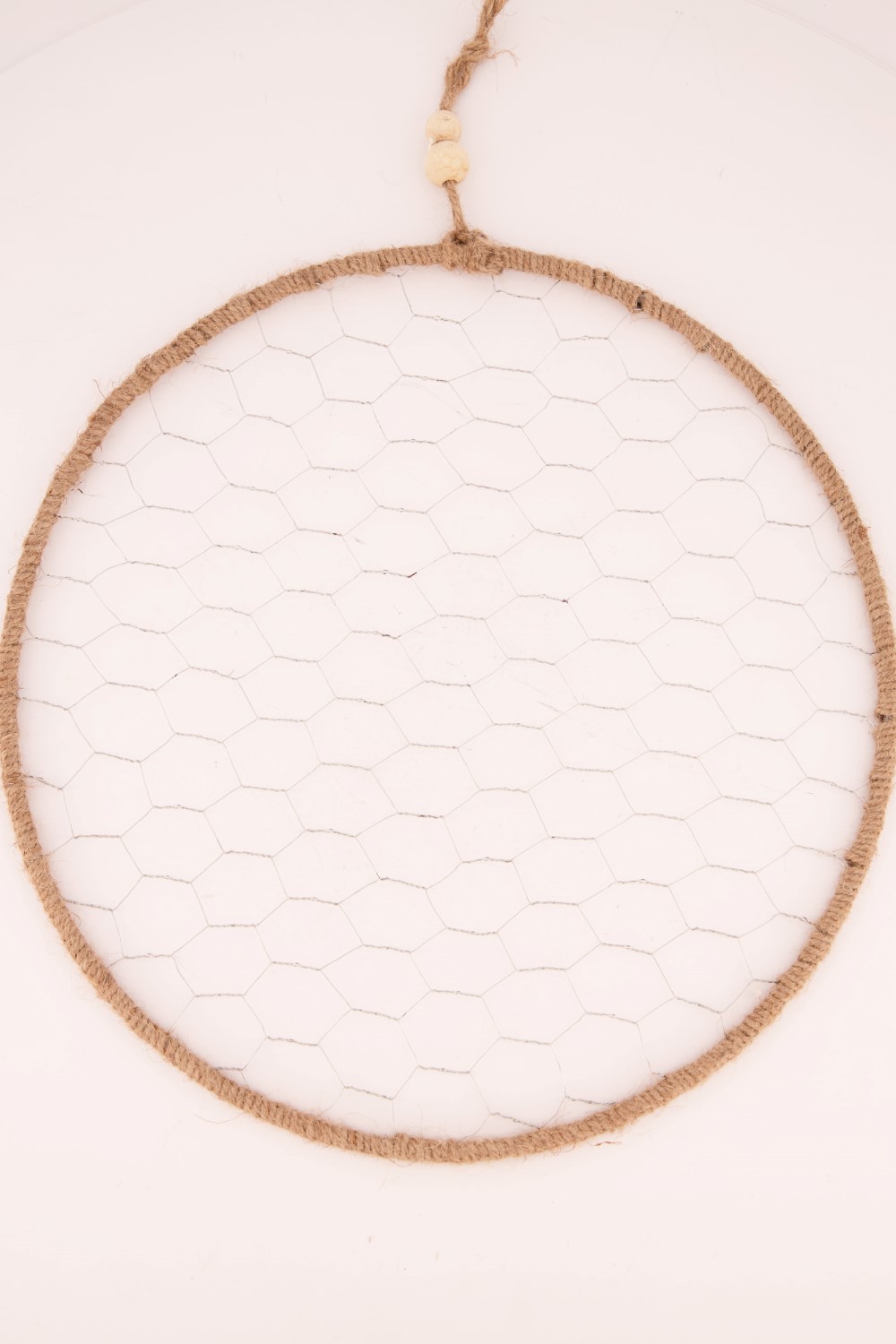 Afbeelding Dijk Natural Collections Hangend Touw Frame Kippengaas Rond 58cm door Haxo.nl