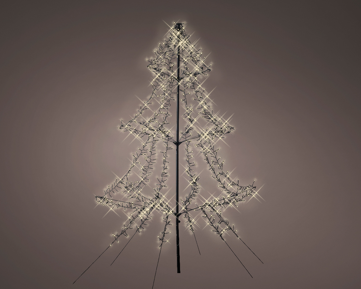 Lumineo LED Kerstboom Metaal 200 cm