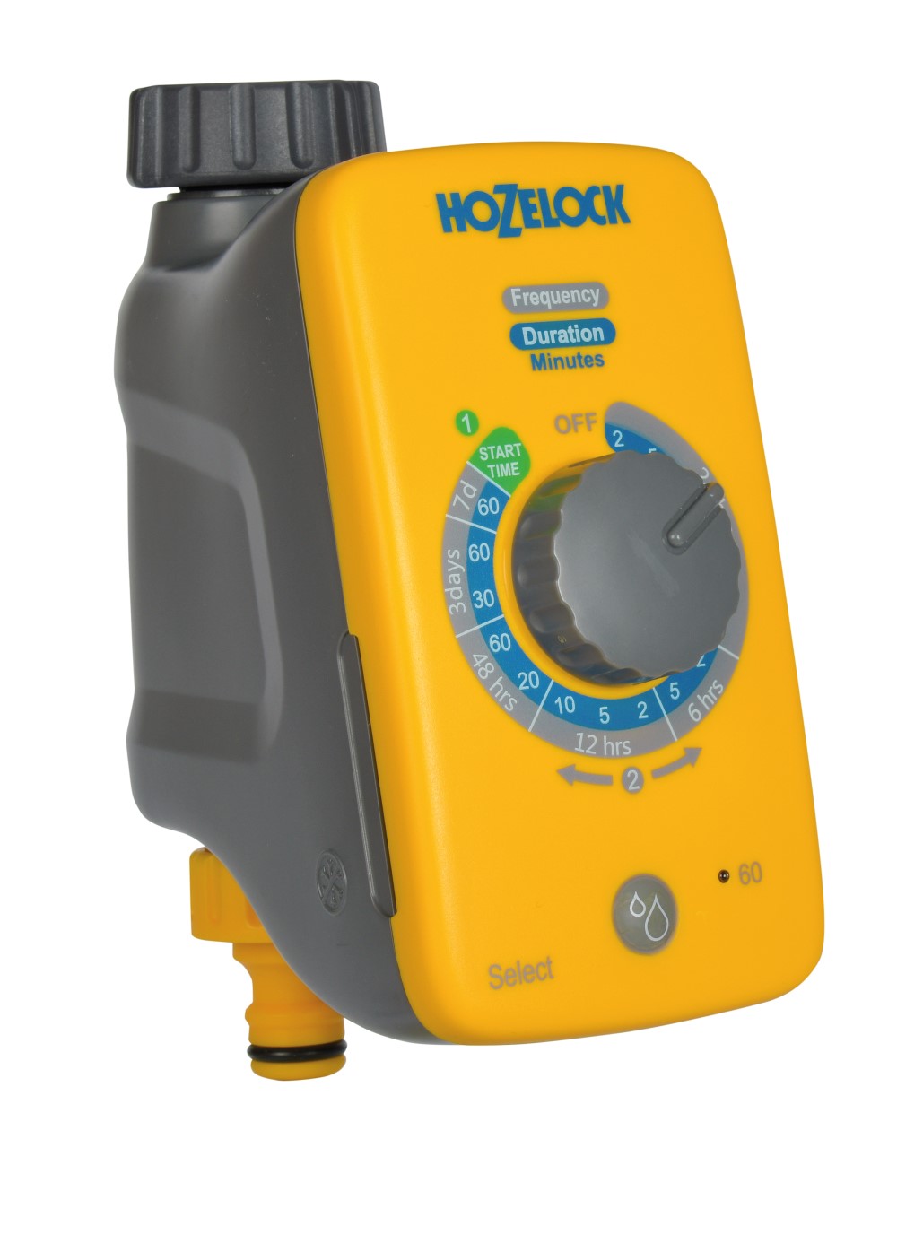 Hozelock Watertimer Select geel en grijs