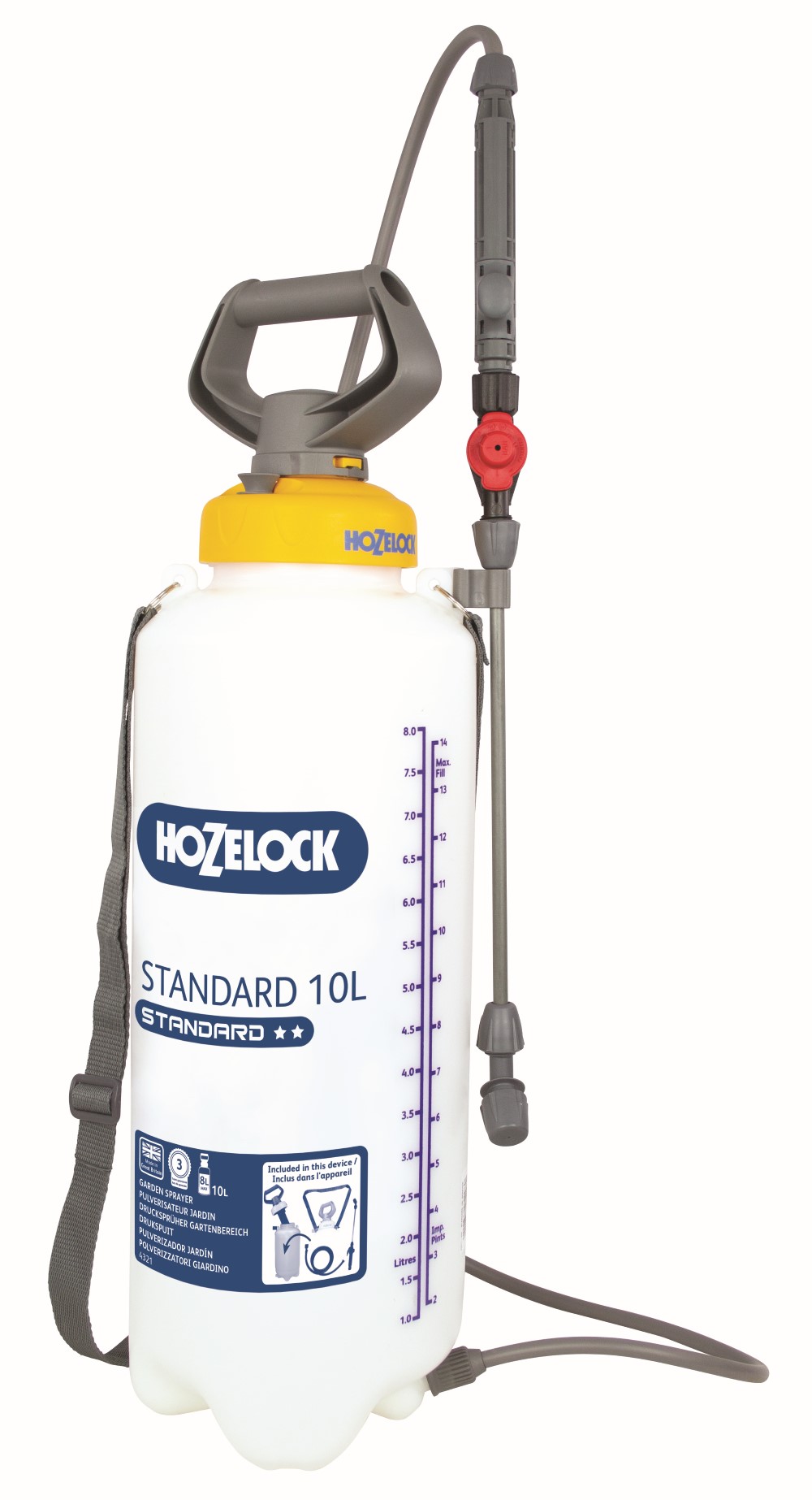 Hozelock Drukspuit Standaard 10 Liter