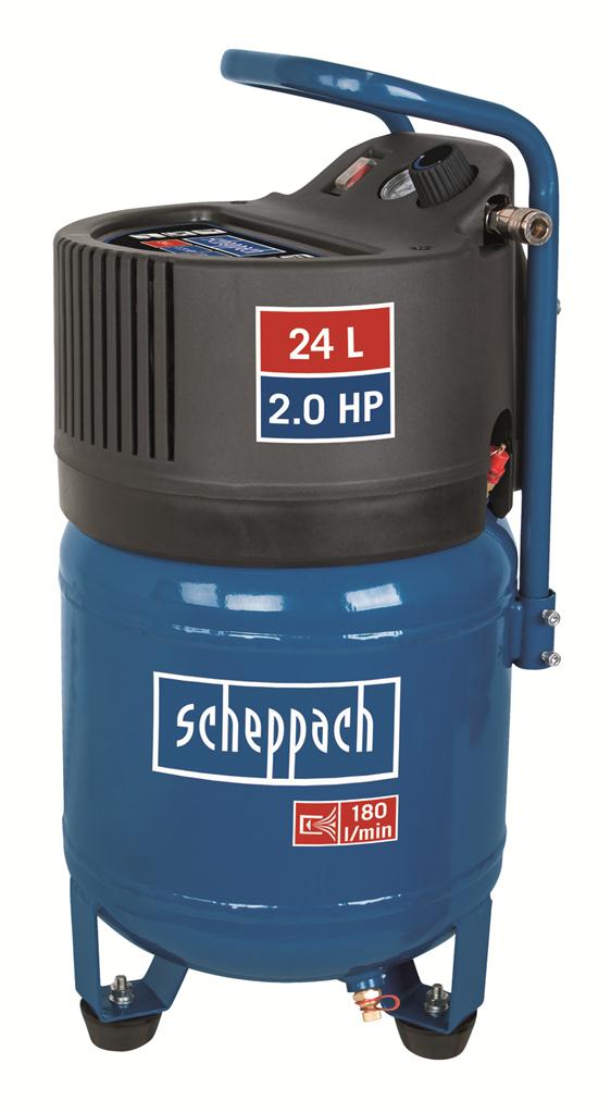 Afbeelding Scheppach Compressor 24L 10 bar door Haxo.nl