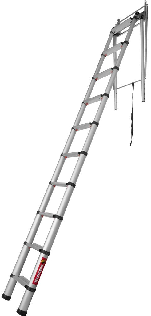 Afbeelding Telesteps Black Line Loft Ladder 2,5-3 m door Haxo.nl