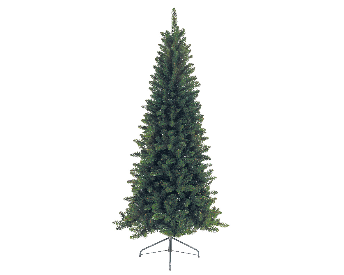 Everlands Kunstkerstboom Lodge slim pine h180 cm groen