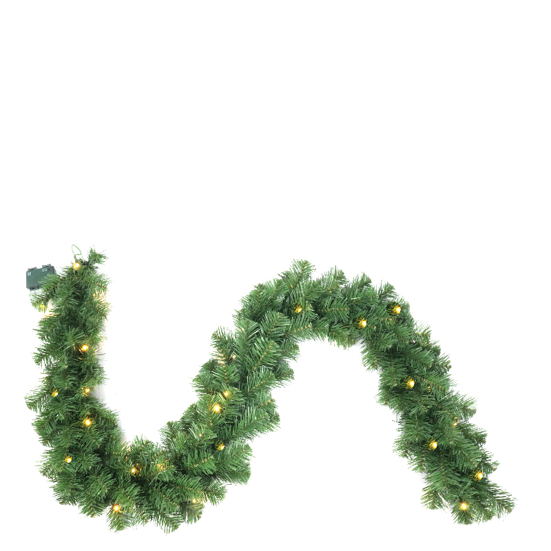 Guirlande groen 180cm - kerstslinger