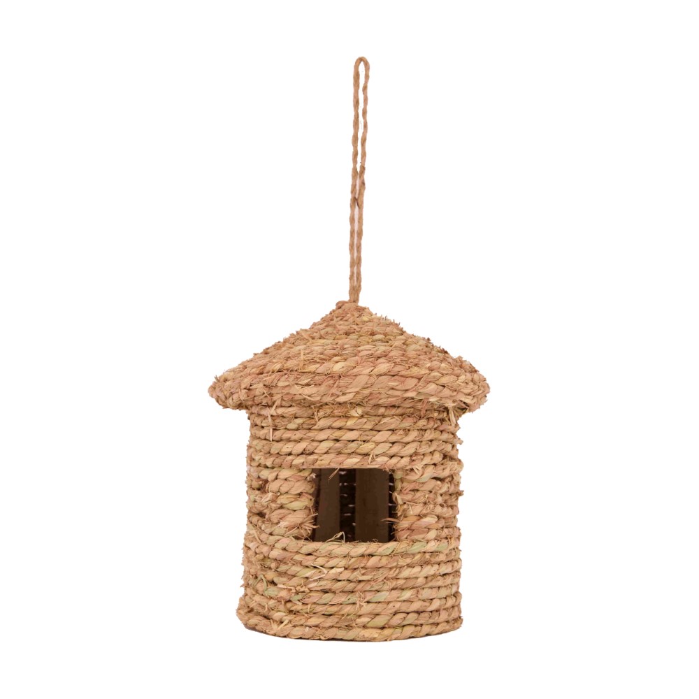 Dijk Natural Collections | Vogelhuis Hanger Riet 20 x 28 cm