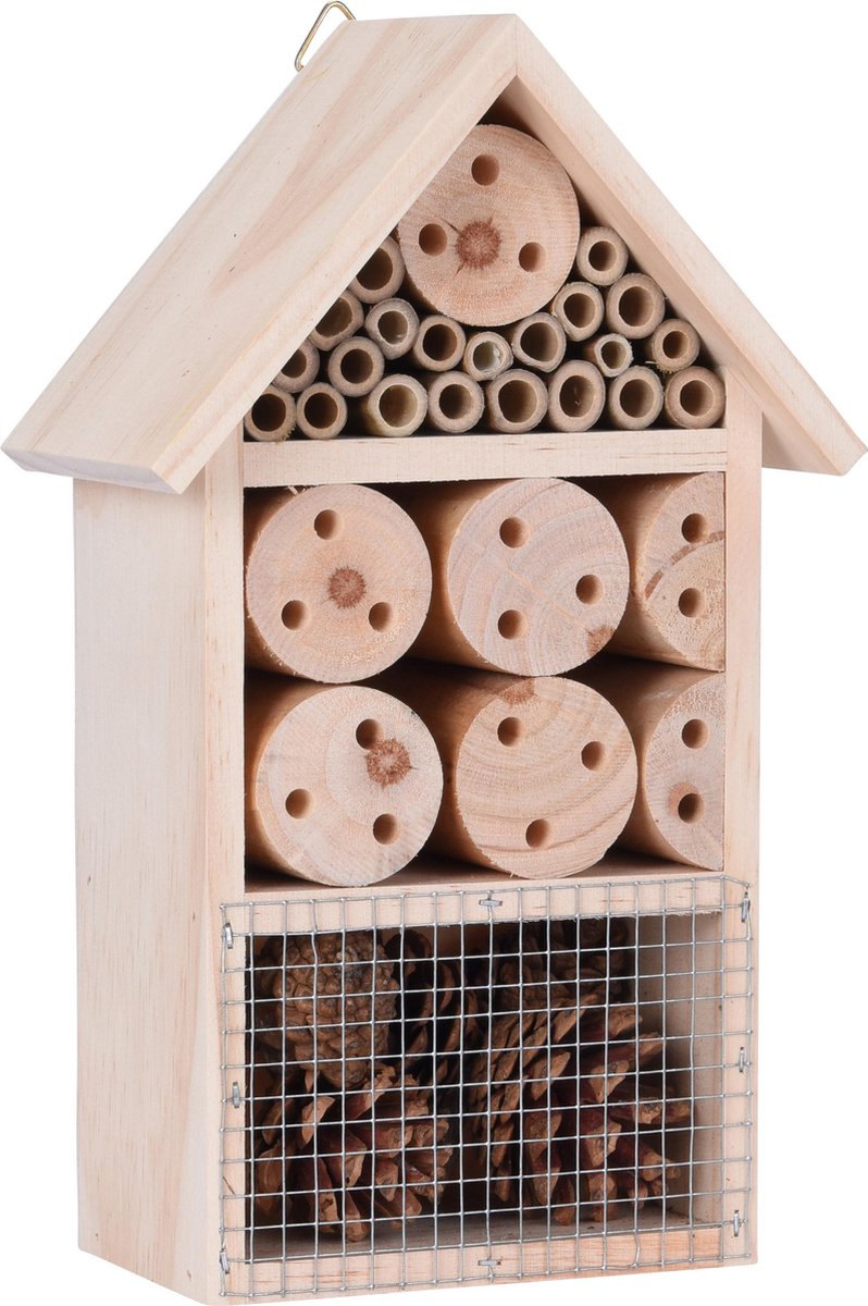 Insectenhotel 25 cm Hout