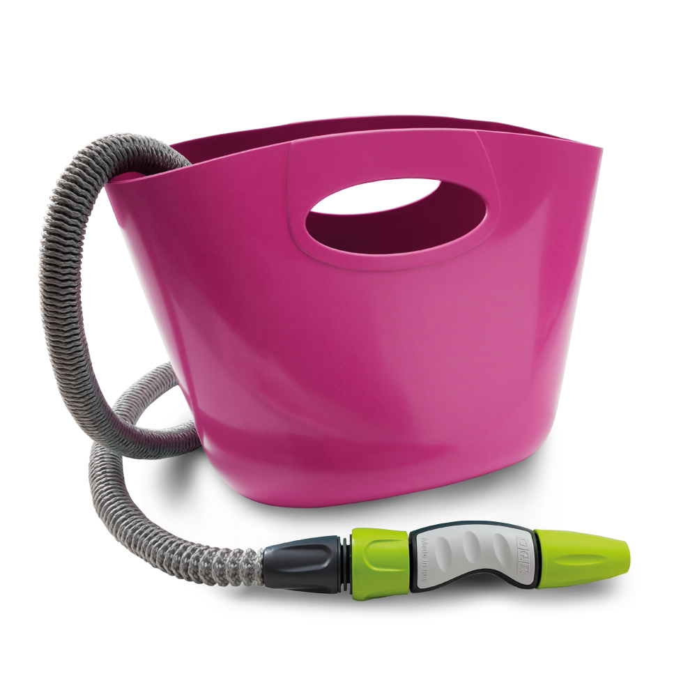 Aqua Pop tuinslang 15 meter met opbergtas fuchsia