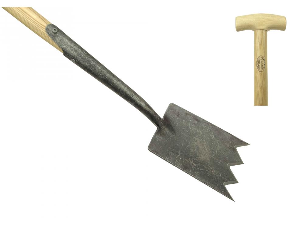 De Wit Shark Tine Spade Met Zwanehals Essen Steel 750mm