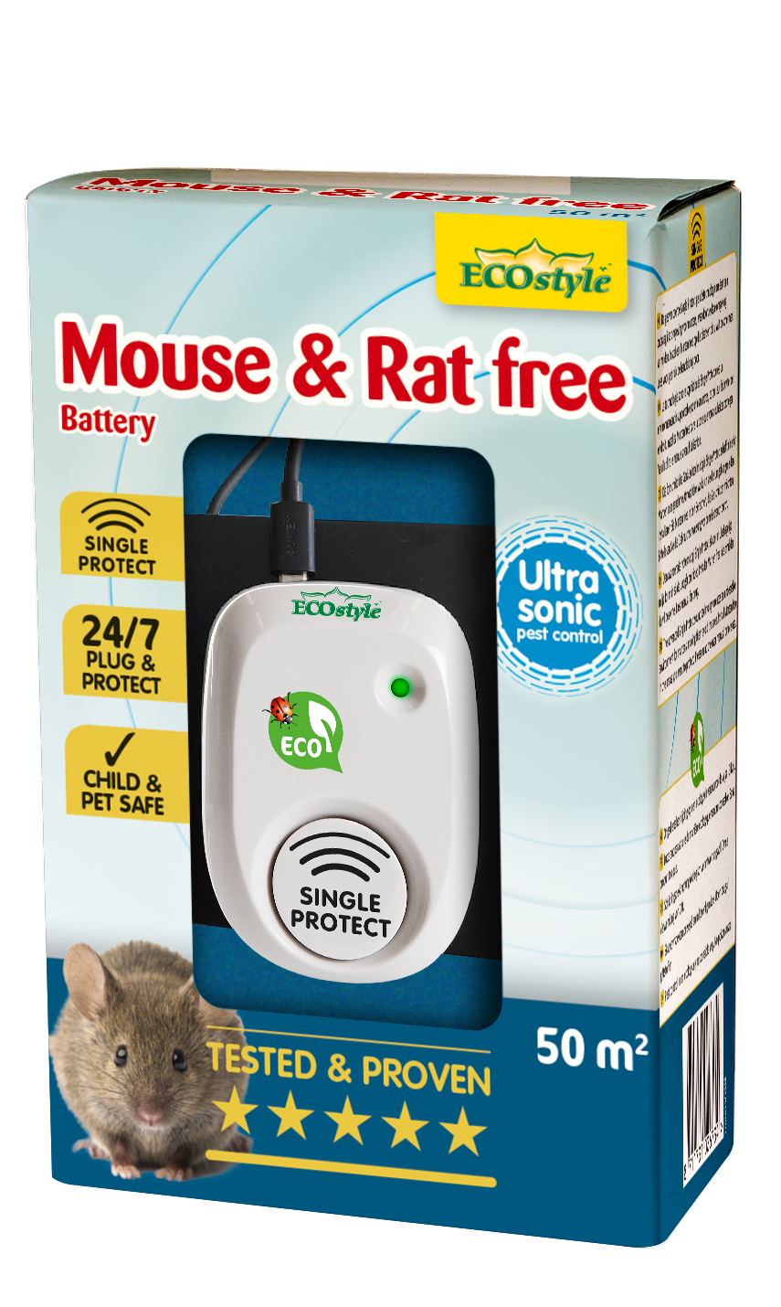 Afbeelding Ecostyle Mouse & Rat Free 50 Batterij door Haxo.nl