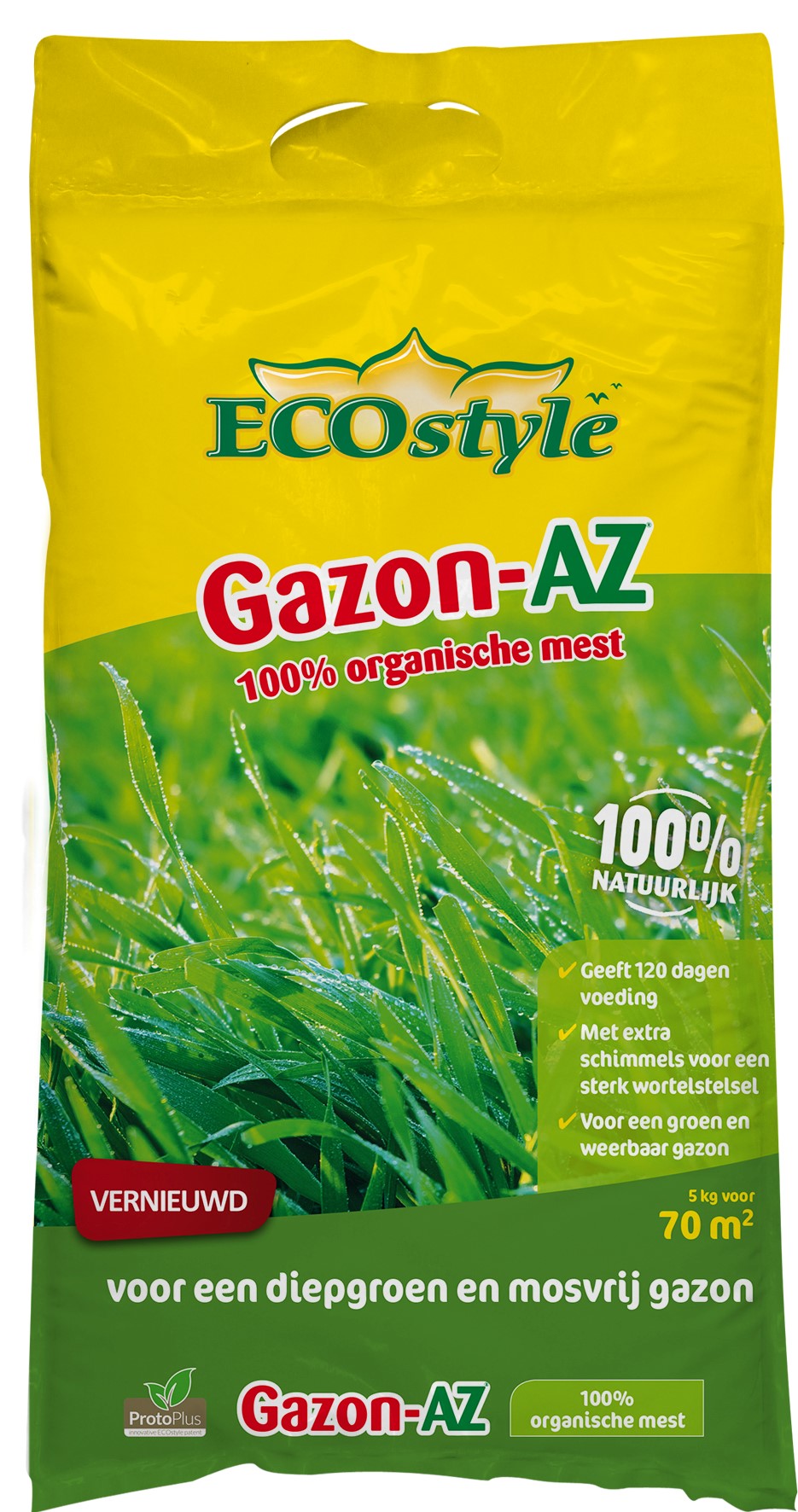 Afbeelding Ecostyle Organische Meststof Gazon-AZ 5 Kg door Haxo.nl