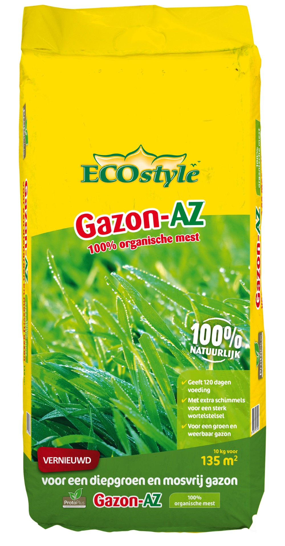 Afbeelding Ecostyle Organische Meststof Gazon-AZ 10 Kg door Haxo.nl
