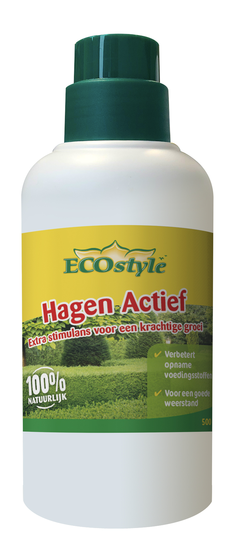 Afbeelding Ecostyle Biostimulator Hagen Actief 500 ml door Haxo.nl