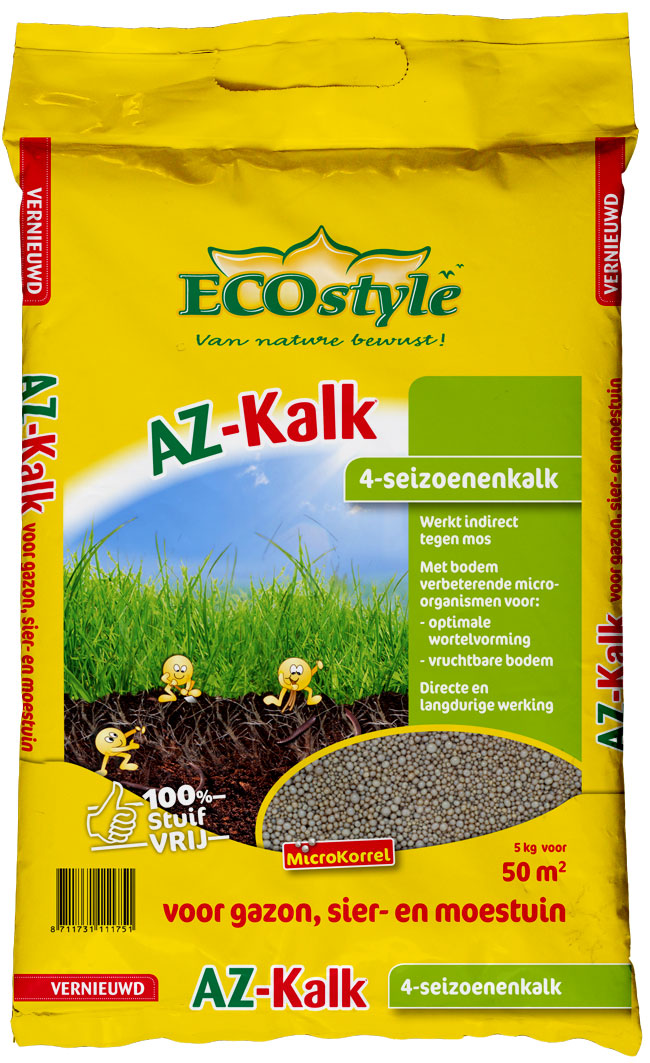 Afbeelding Ecostyle Az-Kalk 50 m2 - Kalk - 5 kg door Haxo.nl