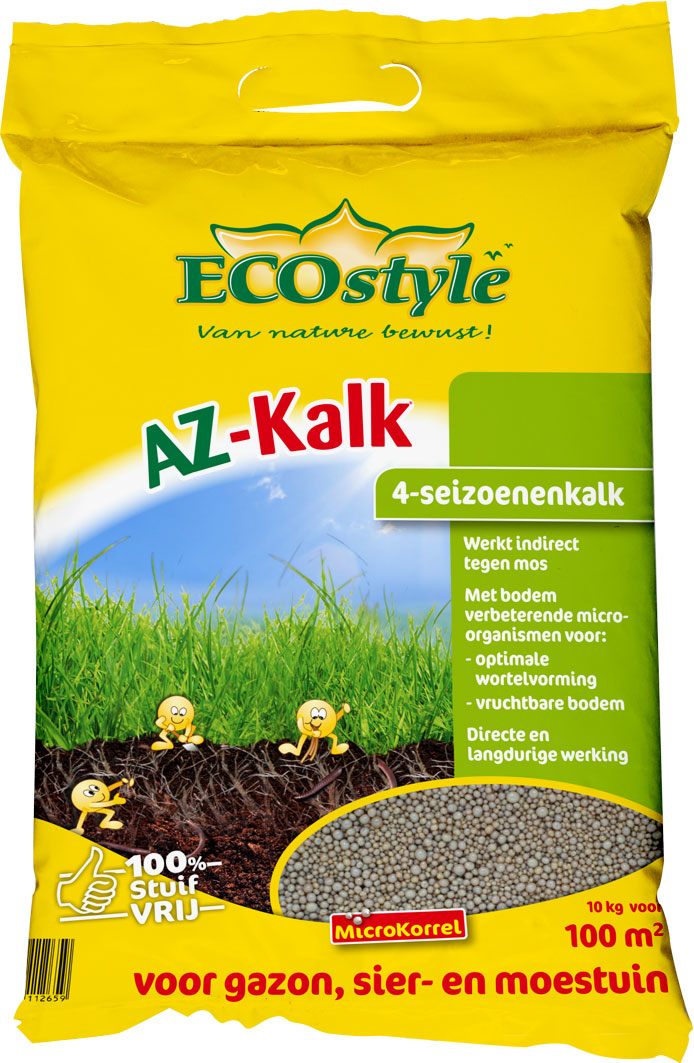 Afbeelding Ecostyle Az-Kalk 100 m2 - Kalk - 10 kg door Haxo.nl