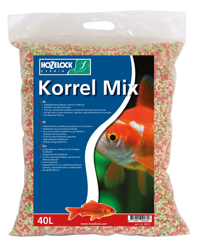 Afbeelding Hozelock Visvoer Korrels 40 Liter door Haxo.nl