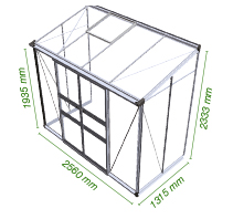 Broadway 84, groen gecoat, polycarbonaat 6mm