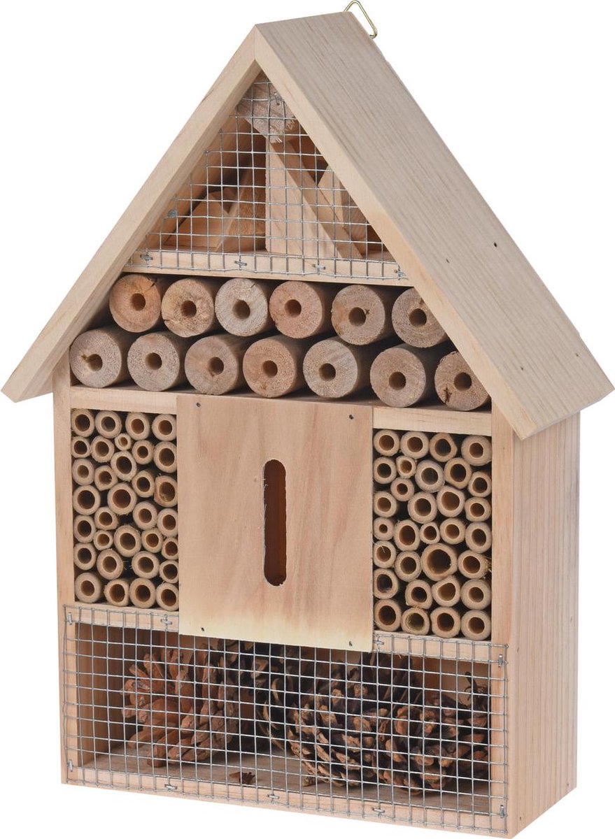 Insectenhotel 30 cm Hout