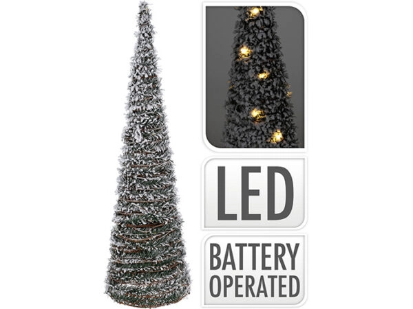 Kerstpiramide met LED verlichting hoogte 60cm