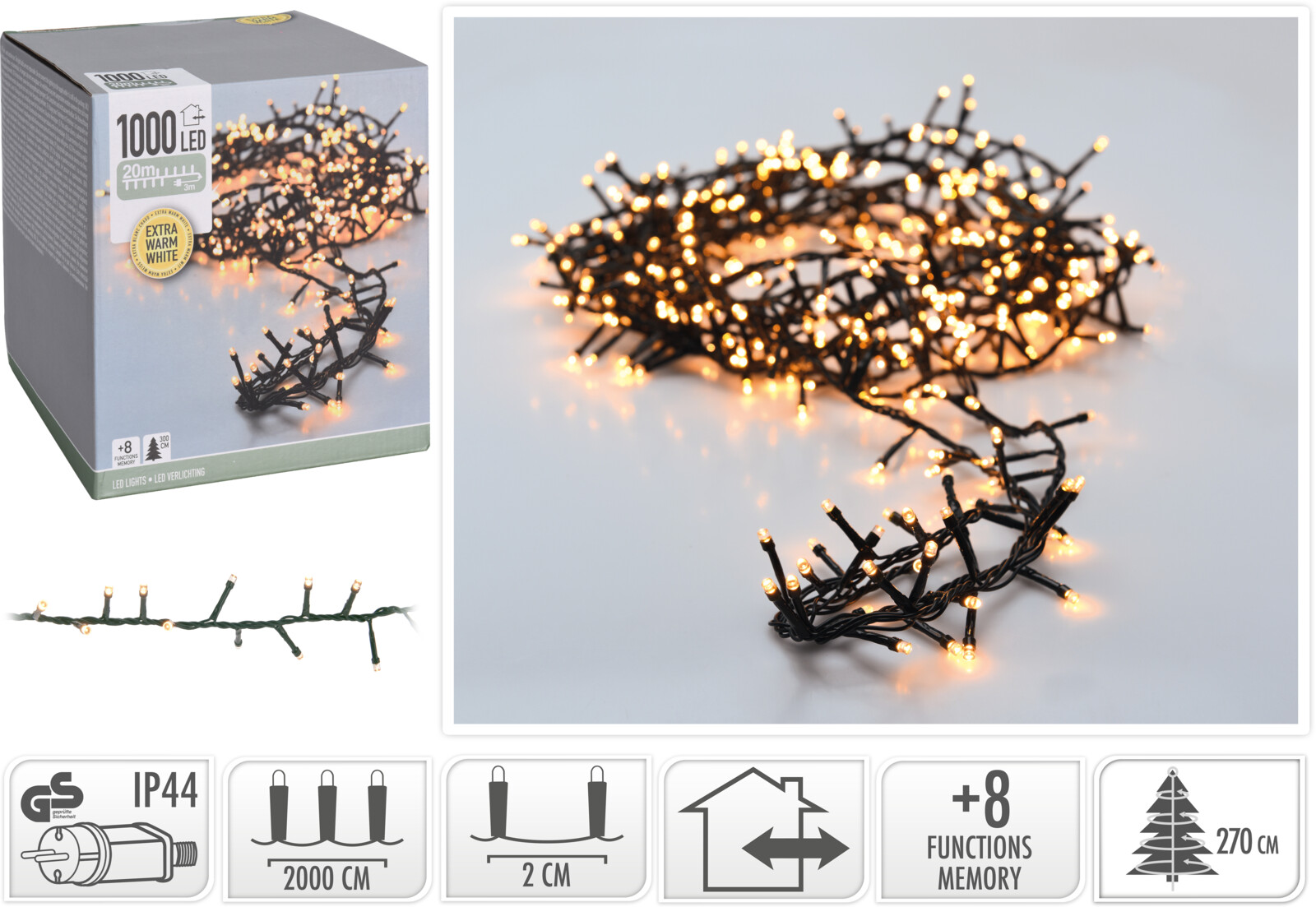 Ledslinger microcluster1000 leds