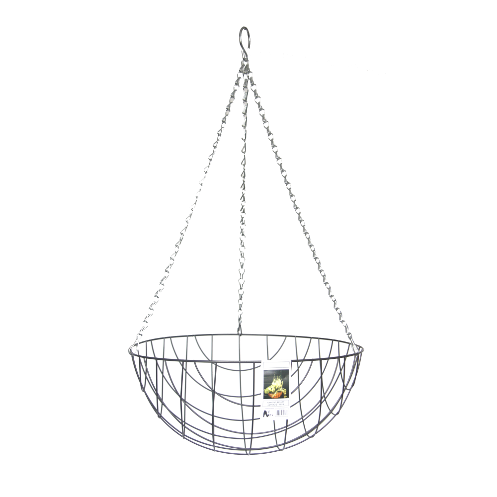 Afbeelding Esschert Stalen Hanging Basket 35cm door Haxo.nl