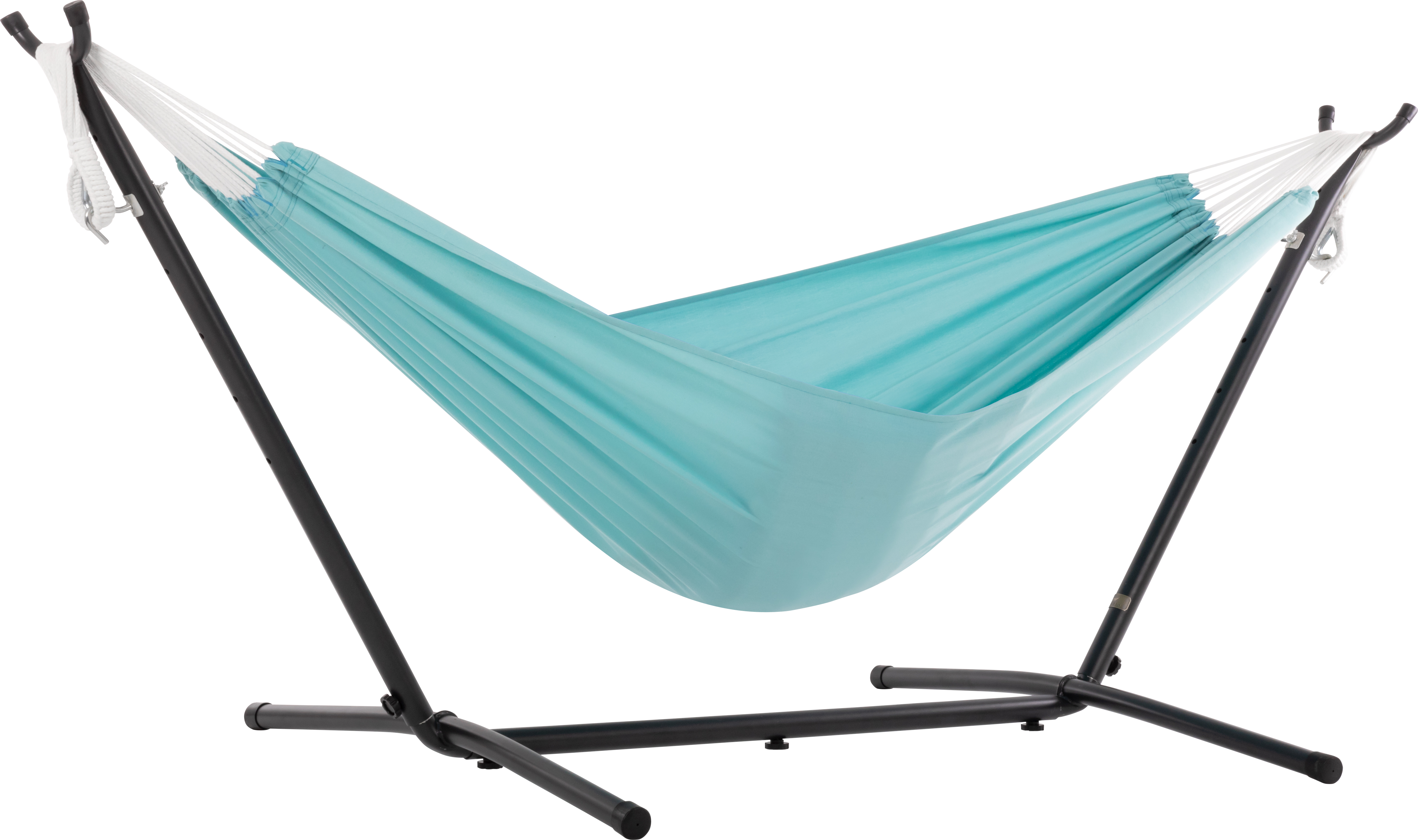 Vivere Combo Dubbele Polyester Hangmat met Standaard Aqua