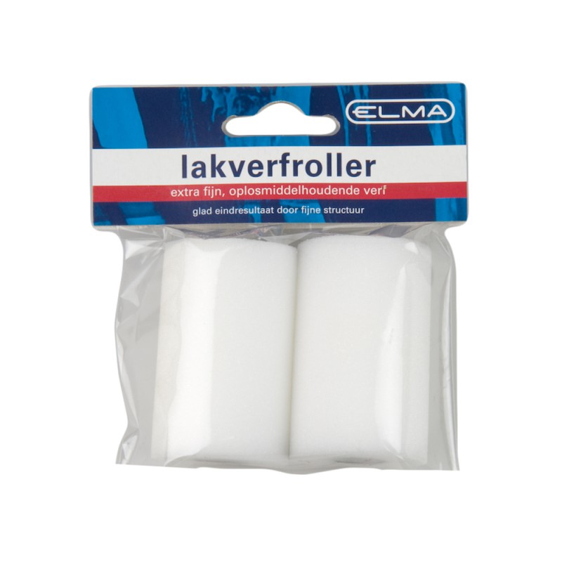 Elma Lakverfroller Extra-fijn 5cm 2-stuks