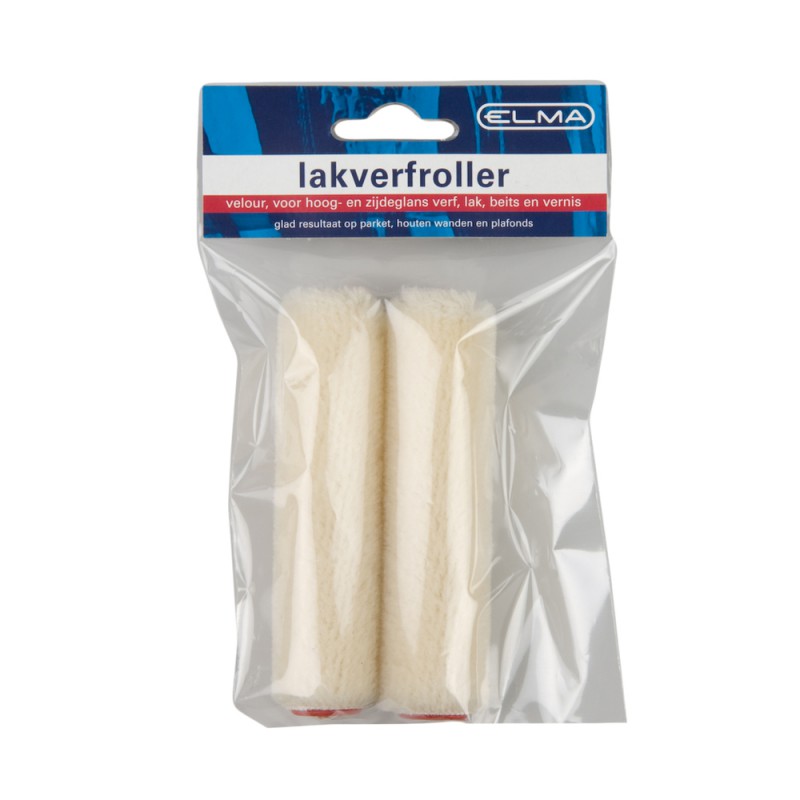 Elma Lakverfroller Velours 10cm 2-stuks