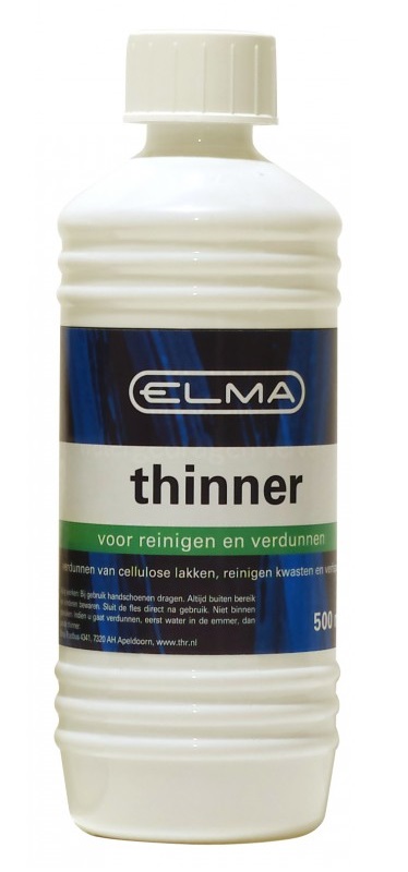 Afbeelding Elma Thinner-Tolueen 500 ml door Haxo.nl