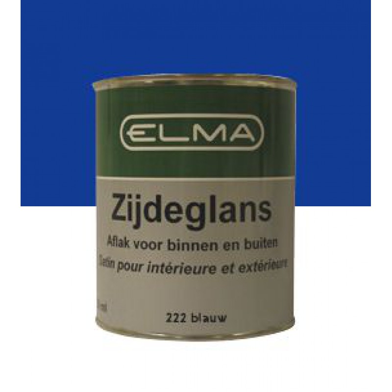 Elma Zijdeglans 222 Blauw 750ML