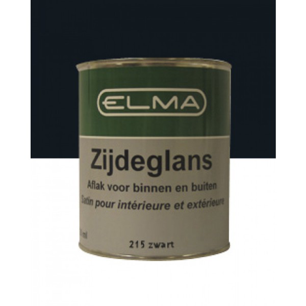 Elma Zijdeglans 215 Zwart 750ML